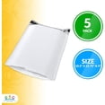 thumbnail image 3 of Gusseted Poly Mailers Large 10.5 x 15.75 x 4, Pack of 5 White Poly Shipping Bags with Bubble Lining, Waterproof Poly Mailer, Roomy Shipping Envelopes for Clothing, Self Seal Plastic Mailing Bags, 3 of 8