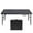 Black_4ft, variant on Gzxs 4FT Folding Table, Indoor Outdoor Heavy Duty Table with Carrying Handle, Portable Plastic Fold up Table for Picnic/Party/Camping/Office/School (White)