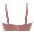 thumbnail image 5 of Wdgfv Bras for Older Women Charm Front Button Push Up Bras Supportive Lifting Bra Full Coverage Back Fat Wirefree Bras Pink 38, 5 of 5