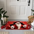 thumbnail image 2 of Christmas Floor Mat Non Slip Merry Christmas Decorative Mats Rugs Doormat Welcome Front Door Indoor Outdoor Decoration (A), 2 of 6