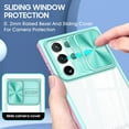 thumbnail image 3 of Compatible with Samsung Galaxy S22 Ultra Case with Built-in Screen Protector, Soft TPU Bumper Case for Samsung S22 Ultra Clear Phone Case Shockproof Anti-Scratch Transparent Cases (Blue Pink), 3 of 12