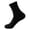 A-Black93, variant on Yuanlong Mens Athletic Crew Socks Ribbed Knit Solid Color Cotton Socks Fall Winter Running Workout Socks