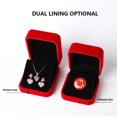 thumbnail image 1 of pitrice Velour Jewelry Earrings Card Necklace Display Box Bracelets Rings Badge Buckle Counter Organizer Case Organization Pink, 1 of 8