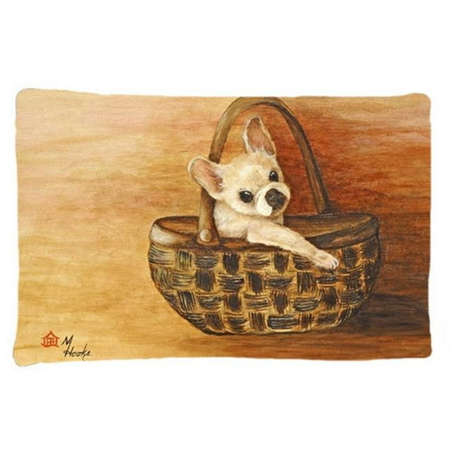 Carolines Treasures MH1063PILLOWCASE French Bulldog Take Me Too Fabric Standard Pillowcase