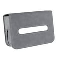 thumbnail image 3 of Caja de pañuelos para coche Accesorio Multiusos Resistente al desgaste Impermeable Universal Robusto Gris Cola Organizador del respaldo del asiento del automóvil, 3 of 8
