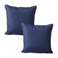 thumbnail image 3 of 2-Pack Indoor/Outdoor Decorative Pillows, Blue 18" x 18", 3 of 3