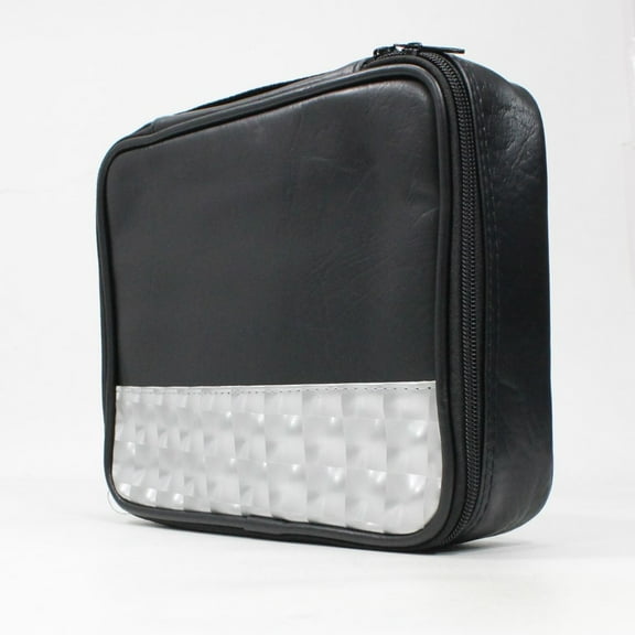 Ace Yo Leather Yo-Yo Bag - YoYo Carry Case (Black with Silver)