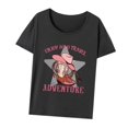 thumbnail image 3 of Camiseta Para Mujer Moda Simple Cuello Redondo Camiseta Para Deportes Mochilero Oficina S, 3 of 8