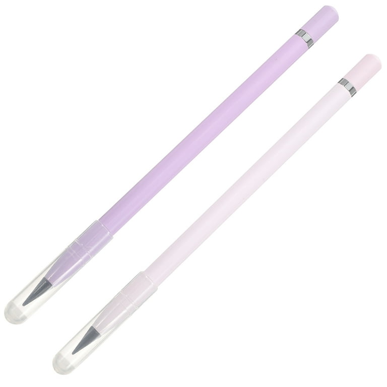 Shop 2Pcs Metal Inkless Pen Metallic Pencil Forever Pencil Inkless
