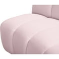 thumbnail image 5 of Meridian Furniture Infinity Pink Velvet Modular Chair, 5 of 7