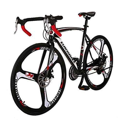 OBK Road Bike 700C Wheels 21 Speed Daul Disc Brakes Mens or Womens Bicycle Cycling 54cm//49cm Frame 49cm Wheel 2