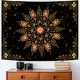 thumbnail image 3 of Gojian Boho Floral Mandala Tapestry Wall Hanging Pink Bohemian Flower Medallion Tapestry Aesthetic Watercolor Hippie Indian Small Tapestries for Bedroom Living Room Dorm Decor, 3 of 6