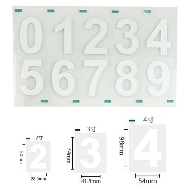 Autocollant de Permis Nanofilm, Housse de Plaque d'Immatriculation Numérique Invisible Réfléchissante EDHITNR, Autocollants de Plaques Vanish 3 Pcs pour Numéro d'Immatriculation de Voiture Protection de la Confidentialité