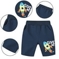 thumbnail image 4 of YTDSCS Boys 2Pcs Shorts Pants for Kids Baby 2-Pack Summer Short 1-9T Little Boys Cotton Casual Elastic Athletic Jogger Shorts with Pockets, 4 of 8