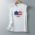 thumbnail image 4 of IROINNID Sleeveless Tank For Women Comfortable Casual Round Neckline Women Tops USA 4th Of July, 4 of 4