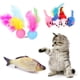 thumbnail image 4 of 28 piezas de juguetes para gatos surtidos túnel para gatos hierba gatera pescado emplumado, 4 of 8