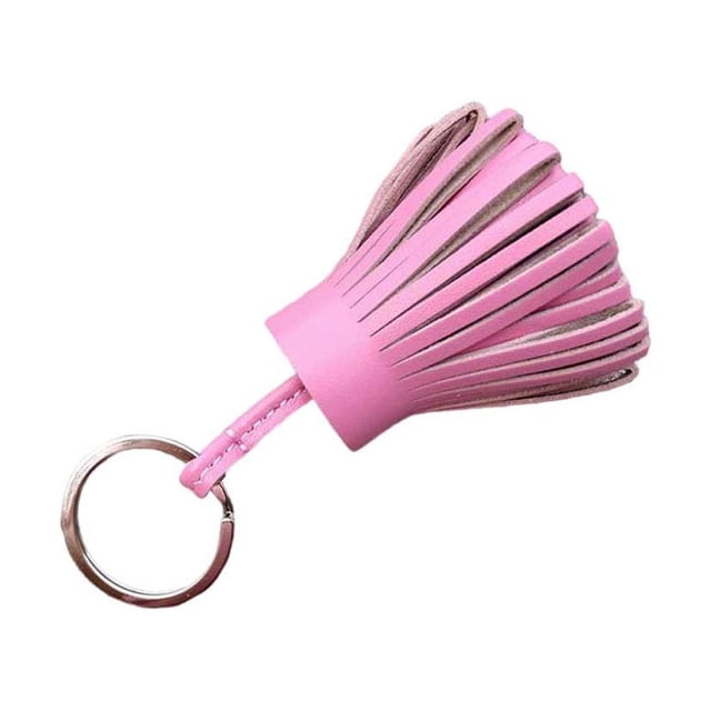 Keychain Keyring Leather Craft Pendant Tassel Handmade Handicraft Key Chain Decoration Holder Fashion Purse Organizer