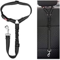 thumbnail image 4 of Cinturón de seguridad para perros en el coche, cinturón de seguridad ajustable para perros pequeños y grandes, negro, hermoso y profesional, 4 of 5