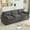 Grey, variant on Harper & Bright Designs Upholstered Loveseat Oversized Comfy Cloud 2 Seater Sofa with Double Plush Cushion for Living Room, Grey