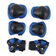 thumbnail image 7 of REGALWOVEN 6 PCS Skating Knee Elbow Wrist Pads Protective Gear Set Blue, 7 of 7
