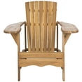 thumbnail image 4 of Safavieh Mopani Outdoor Patio Adirondack Chair - Natural, 4 of 6