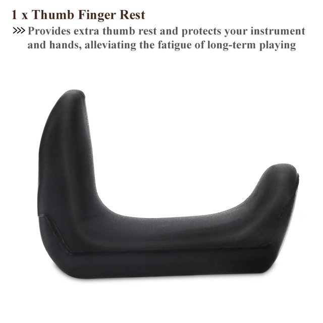 Clarinet Thumb Rest, Comfortable 1.45-1.75cm Rubber Thumb Finger Rest Cushion For Oboe Clarinet Instruments