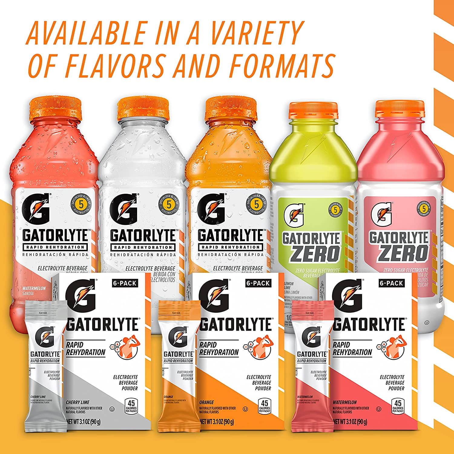 (12 pack) Gatorade Gatorlyte Zero Sugar, Strawberry Kiwi Electrolyte Sports Drink, 20 fl oz Bottle