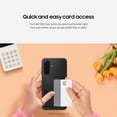 thumbnail image 4 of Funda para Samsung Galaxy A17 5G con ranura para tarjeta, estilo elegante, negra, 4 of 9