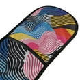 thumbnail image 4 of Yayeee Double Oven Mitt Kitchen Heat Resistant Baking 35" x7" Quilted Glove, Stripes Pattern, 4 of 6