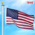 thumbnail image 2 of Super Tough 6Ft x 10Ft American Flag - Heavy Duty Polyester USA Flag with Embroidered Stars and Sewn Stripes Suitable for All Weather - Red/White/Blue, 2 of 5