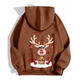 thumbnail image 4 of SRZYMJ Womens Zip Up Christmas Hoodies Oversized Hoodie Sweatshirts Fall School Fashion Outfits Long Sleeve Hooded Jackets Casual Jacket, 4 of 8