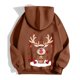 thumbnail image 4 of WILLBEST Sudadera de Mujer con Estampado Navideño, Cremallera, Manga Larga, Bolsillo, Cordón Ajustable y Capucha Informal 2172 XXX-Grande, 4 of 8