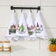 thumbnail image 2 of Vajilla farfi toallas absorbentes de agua fuertes suaves cocina limpia y seca rápidamente estilo navideño vacaciones té muñeco de nieve toallas para el hogar, 2 of 5