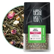 Tiesta Tea - Fruity Paradise, Loose Leaf Strawberry Pineapple Green Tea, Medium Caffeine, Hot & Iced Tea, 1 lb Bulk Bag - 200 Cups