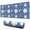 Baseball Stars Pattern, variant on Long Mouse Pads for Desk,Baseball Stars Pattern Desk Mats on Top Of Desks, Desk Mouse Pad Extra Large with 3mm Non-Slip Base and Stitched Edge for Gaming,Office,Work,Home 31.5"x11.8"
