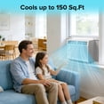 thumbnail image 5 of KISSAIR 5000 BTU Window Air Conditioner for Small Rooms AC Unit Air Conditioner Cools Up to 150 sq.ft, 5 of 8