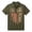 Z142-Army Green, variant on 250th Anniversary Men’s 1776-2026 250 Years Patriotic Polo Shirt, Short Sleeve Collared Top, Independence Day Distressed American Flag Print with Multi Color Options