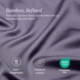 thumbnail image 5 of Bare Home Bamboo Sheet Set - Made from Rayon Fibers - Deep Pockets - 4 Piece - King, Dusty Purple, 5 of 10