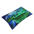 thumbnail image 2 of Fotbe Colorful Stained Glass Crocodile Pillow Cases - Envelope Closure - Luxury, Extra Soft, Cooling Pillow Covers - Wrinkle, Fade, Stain Resistant-20"x30", 2 of 8