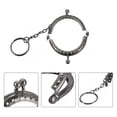 thumbnail image 4 of Uxcell Metal Purse Frames, 2" 5Pack Kiss Lock Clasp Frame for Coin Bag Sewing DIY, Dark Grey, 4 of 6