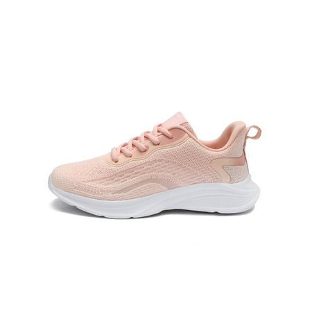 

SIMANLAN Womens Running Shoes Wide Sneakers Training Shoes Platform Sneakers Athletic Shoes Sport Mesh Walking Shoes Lace up Pink 6.5