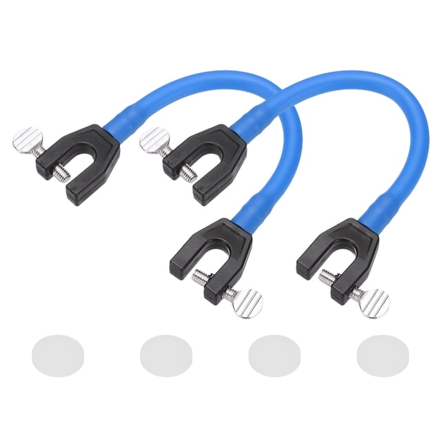 Uxcell Ski Tip Connector, Snowboard Clip Ski Training Aid Basic Turning Portable Durable Holder Skiing Accessories- Fitting for (Beginners Skiing Training/Speed Control) 2 Pcs & Blue