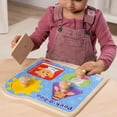 thumbnail image 4 of Melissa & Doug® Ms. Rachel™ Wooden Peek-a-Boo Jumbo Peg Puzzle, 4-Piece with Mirror, Toddler Toys Ages 1+ Years, 4 of 10