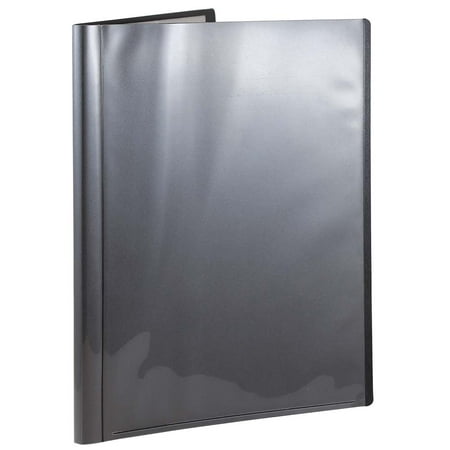 JAM Display Book, 8.5 x 11, Black, 1/Pack, 6 Pages, 12 Sleeves