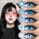 thumbnail image 2 of AMARA-lentes de contacto de Color azul para ojos, lentes de contacto para Cosplay, maquillaje anual, belleza de Halloween, envío gratis, 2 of 4