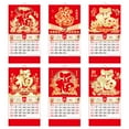 thumbnail image 2 of Flmtop Calendrier Mural 2024 Année du Dragon Impression Transparente Papier Épais Imprimé Coloré Brochures Impression Inaltérable Décoration Murale Festive Calendrier Suspendu à Motif Dragon Cadeau du Nouvel An, 2 of 11