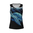 thumbnail image 4 of Lsque Ocean Turtle Printed Workout Tank Tops for Women, Athletic Sports Tank Tops, Compression Sleeveless Dry Fit Shirts,Sleeveless Yoga Shirt-Medium, 4 of 9