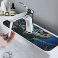 thumbnail image 7 of Sikiie Ocean Coral Turtle Splash Guard for Sink Faucet-1 PC Super Absorbent Fast Drying Mat Sink Gadgets-Splash Guard for Kitchen, Sink Mat, 7 of 7