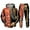 N56-Orange, variant on RMGVDSD Men's 2 Piece Tracksuit Set Mens Casual Halloween Print Hoodie Sweatsuit Set Long Sleeve Sweatshirt And Drawstring Sweatpants Set Trendy Outfits Streetwear