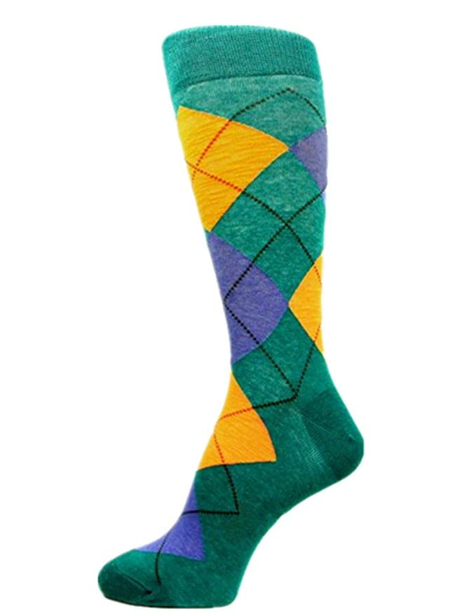 Spotlight Hosiery shades of GREEN Men's Groomsmen's Dress Socks